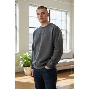 Vintage Starter Men's XL‎ Gray Crewneck Sweatshirt L/S Heavyweight athleisure